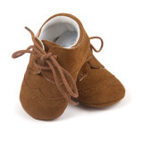 Baby Boys and Girls Non-Slip First Walkers, Soft Sole PU Leather Baby Shoes