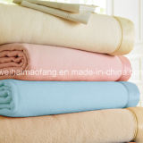 Woven Woolen 100%Wool Hotel Blanket