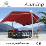 Garden Polyester Free Stand Double Retractable Awning