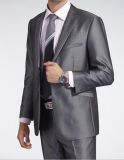 2button Silver Business Suits for Men (LJ-3121)