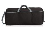 Hot Selling Tarpaulin Black Large Leather Sports Travel Duffle Bag