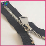 Silver Color Available with Heavy Washing Metal Zipper