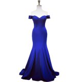 off Shoulder Prom Dresses Blue Wine Bridesmaid Formal Gowns Cheap Evening Dress Z219