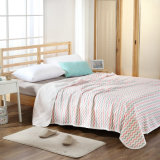 Knitted 100%Cotton Quilt of Textile for Summer Pink