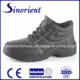 Split Leather Industrial Safety Shoes with Steel Toe Snb1261