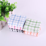 Household Cotton Dish Towels with Yarn Dyed Checked Design 30*30cm