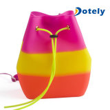Candy Color Drawstring School Beech Rainbow Fashion Backpack
