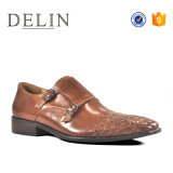 Low MOQ Special Design Brown Leather Shoe Men