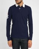 Fashion Fitted Lone Sleeve Polo Shirt for Men