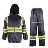 Reflective PVC Rainsuits for Police Male