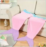 Warm Super Soft Polyester Mermaid Blanket for Infant
