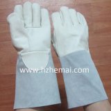 Cowhide Lether Welding Gloves Safety Work Glove