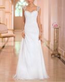 2014 New Chiffon Sexy Backless Beach Bridal Wedding Dresses (ALSW009)