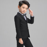 Hot Sale Formal Polyester Boys Kids Black Dress Suit