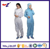 ESD Garments with Conductive Silk for Cleanroom