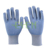 Polyester Knitted PVC Dotted Glove (Single side) , Workman Safety Gloves