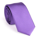 100% Silk Polyester Dots Floral Woven Necktie (NT-020)