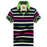 OEM Men Polo Shirts Stripe Polo Shirts Cotton Polo Shirts