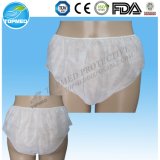 Biodegradable Disposable Paper Panties/Briefs, Soft and Sanitary