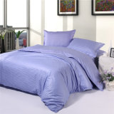 Cotton Satin Stripes Hotel Bedding with Sheet and Cover