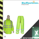 Yolite Reflective Safety Raincoat for Rain