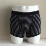 High Quality Yarn Dyed Boxer Brief Stripe Male Underwear