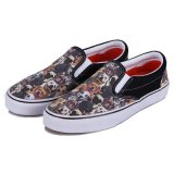 New Arrival Brown Cartoon Dog Patterned Sneaker Canvas Shoes