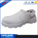 Micro Fiber White Clean Safety Shoes