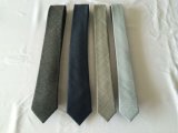 Solid Colour Background Men's Fashion Woven Silk Neckties