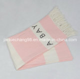 Authentic Pink with White Stripe Cotton Bath/ Beach Towel
