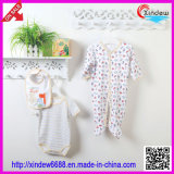 3 PCS Baby's Wear Set Including Bib, Romper and Sleeping Suit