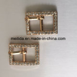 High Quality Gold Color with Zircon Pin Buckles for Women Shoes