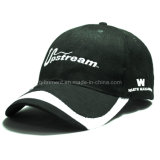 W-Shape Insert Embroidery Brushed Cotton Twill Racing Cap (TRB026)