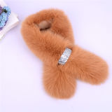 Fake Fox Fur Scarf/Car Seat Head Neck Rest Pillow/Acrylic Wholesale Faux Fur Scarfs
