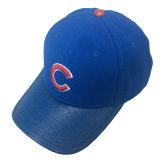 Custom Blue Cotton Sun Hat Sports Embroidery Baseball Cap