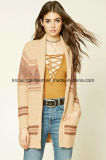 Latest Fashion Striped Women Knit Sweater Cardigan (W18-232)