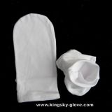 Bleached White Cotton Socks Made of 95% Cotton & 5% Lycra