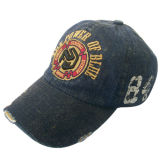 Washed Denim Dad Hat Cap with Nice Logo Gjdm1103