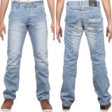 Men's Fashion Straight Denim Cotton Stretch Jeans