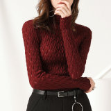 2018 New Arrived Women's Woolen Sweater Long Sleeve OEM Factory