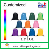 Nylon Drawstring Bag Drawstring Backpack Sports Bag Shoe Bag