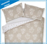 Linen-Like Natural Design Printed Cotton Duvet Cover Bedding