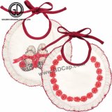 Top Quality Very Soft Lovely Girlish Rose Baby Muslin Bibs