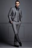 Men's Suits Cultivate One's Morality Wool Grey Suit