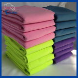 Pink Solid Color 20% Polyamide 80% Polyester Microfiber Towel