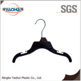 Fashion Plastic Kid Hanger with Metal Hook for Cloth