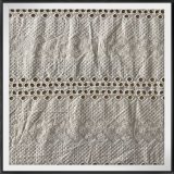 100%Cotton Embroidery Lace Fabric for Clothing