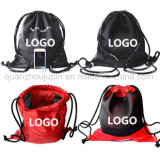OEM Waterproof Nylon Sport Soccer Basketball Drawstring Bag Backpack
