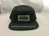 Custom Cotton 5 Panel Hat Snapback Cap with Embroidery Logo Design