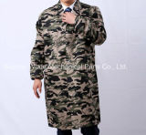Camouflage Lab Coat Work Clothes, Dustproof with Long Sleeve